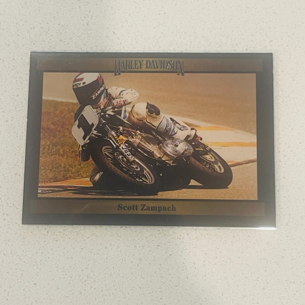 1992 Harley-Davidson Series 2 Scott Zampach #186 Trading Card Collect-A-Card
